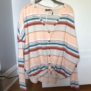 Urban Outfitters Out From Under stripped shirt